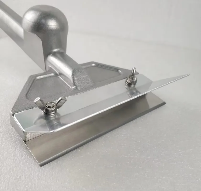 Коммерческий сверхмощный 6-дюймовый алюминиевый скребок для чистки барбекю - Фотография_5