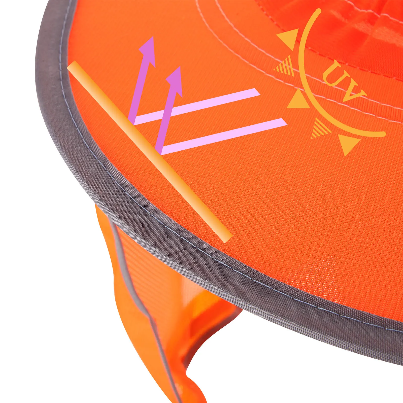 Каска от солнца с полными полями