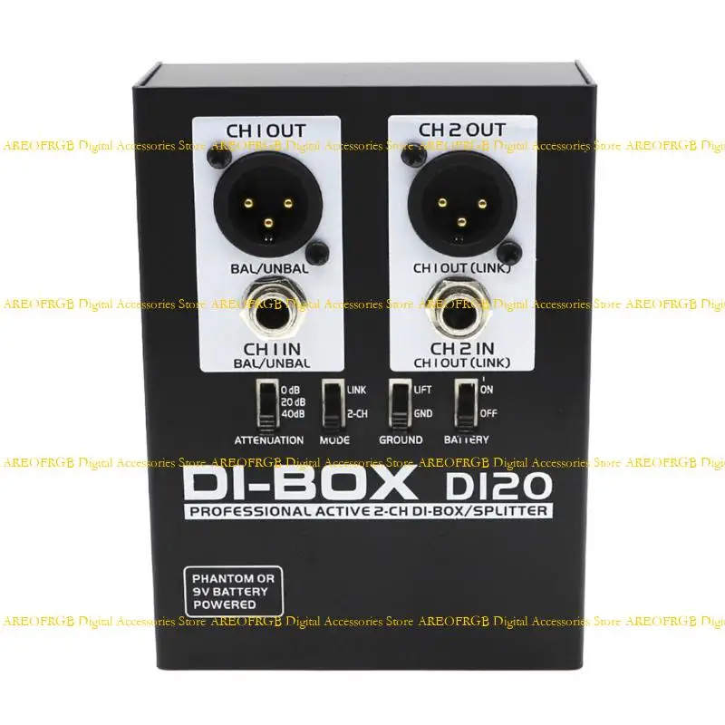 E21e 2channel active direct box - Фотография_4