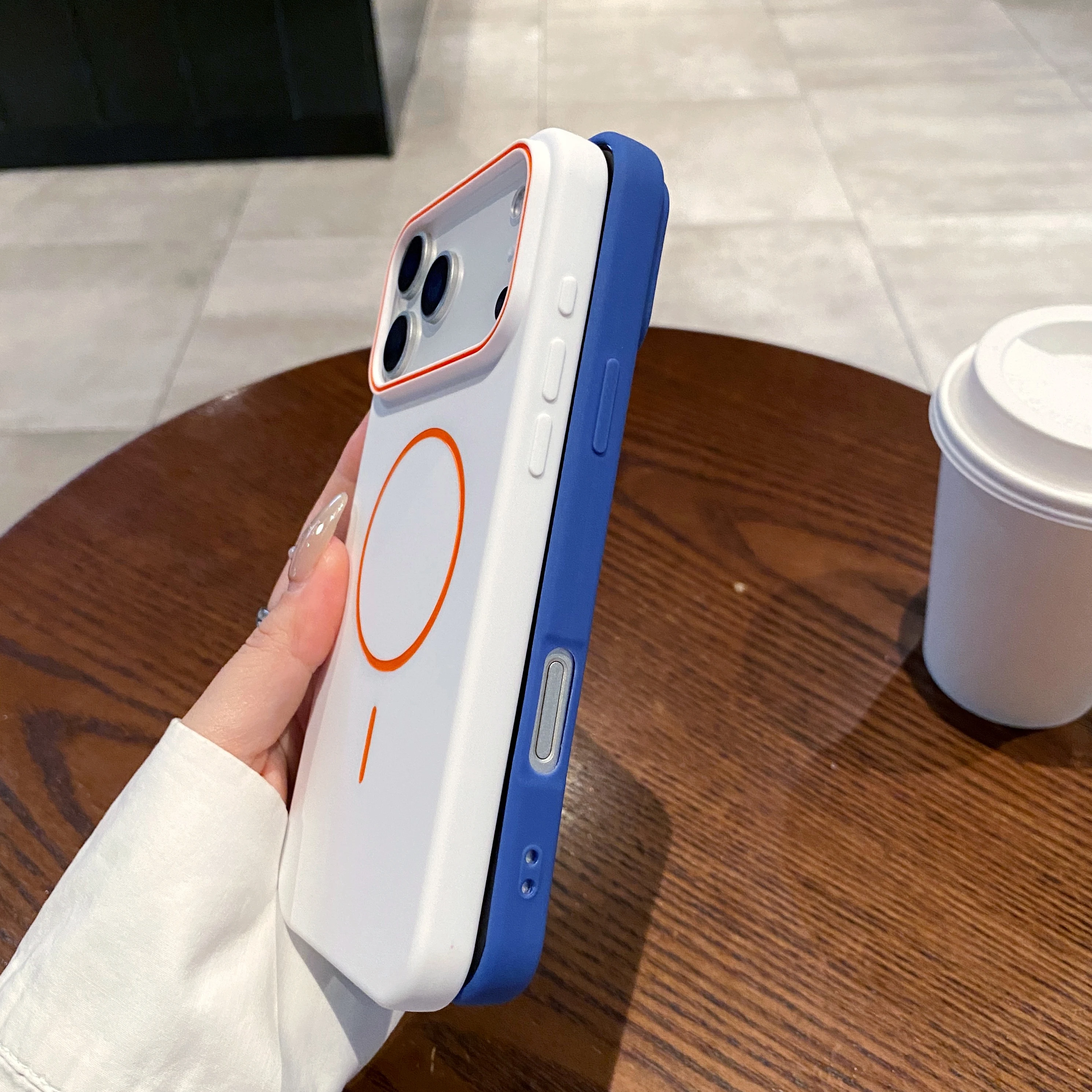 Ультратонкий простой магнитный чехол для телефона iphone 11 - Фотография_4