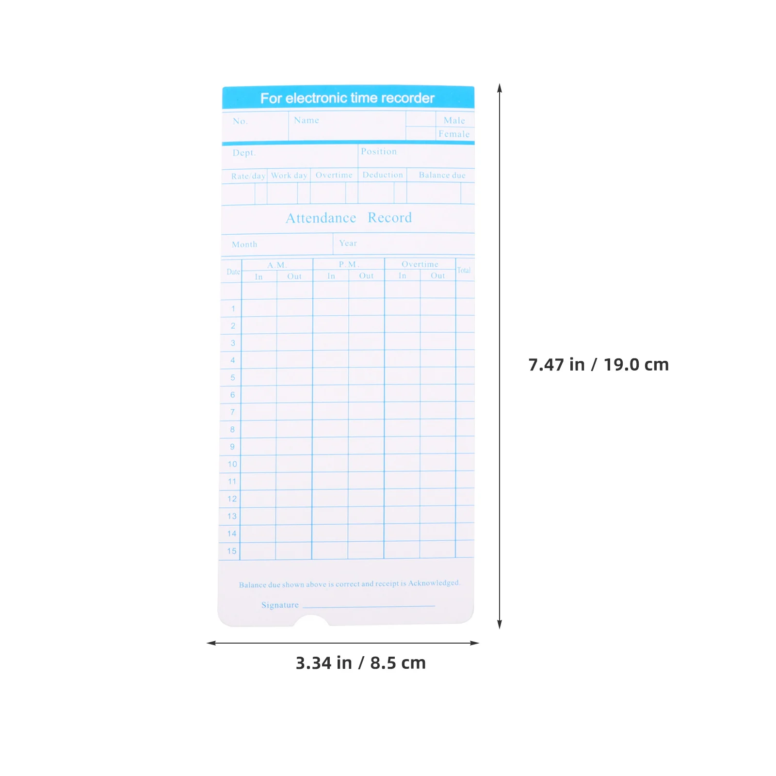 1 комплект, бумажные карты времени - Фотография_6