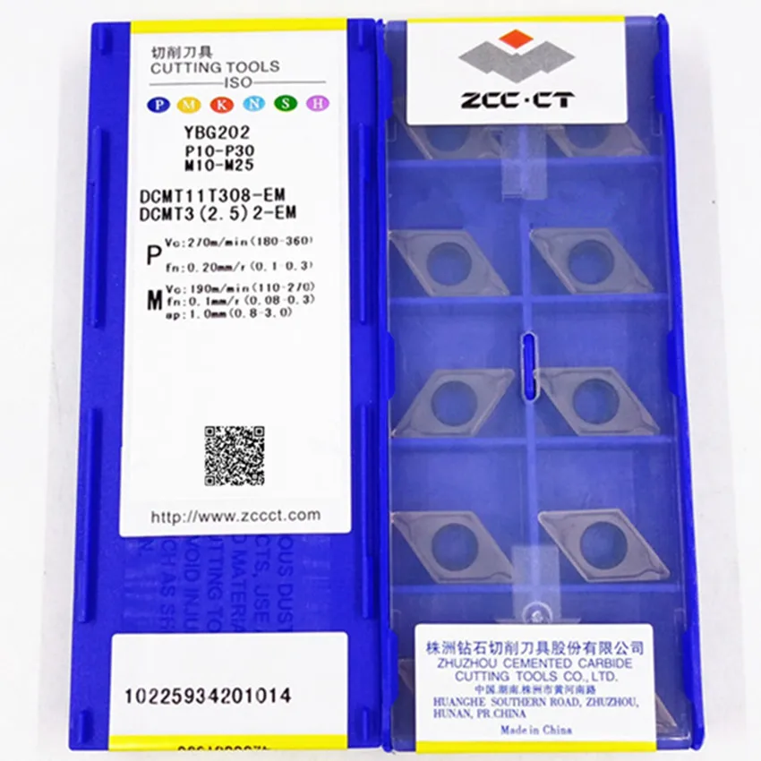 Zcc.ct dcmt11t304-em ybg202/dcmt11t308-em