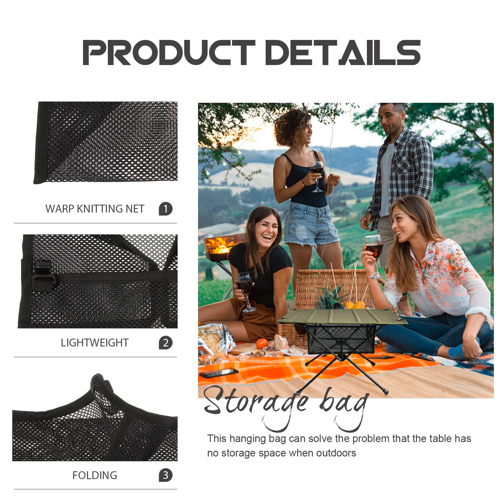 Складной стол для кемпинга