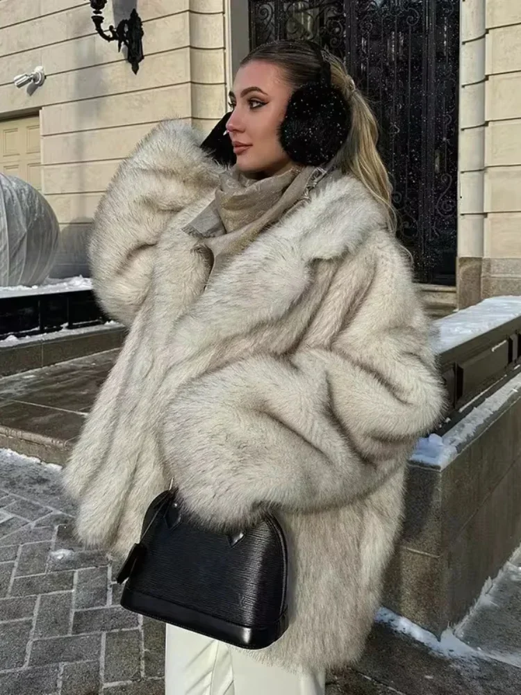 Хит продаж, зимняя модная шуба для девочек - Фотография_4