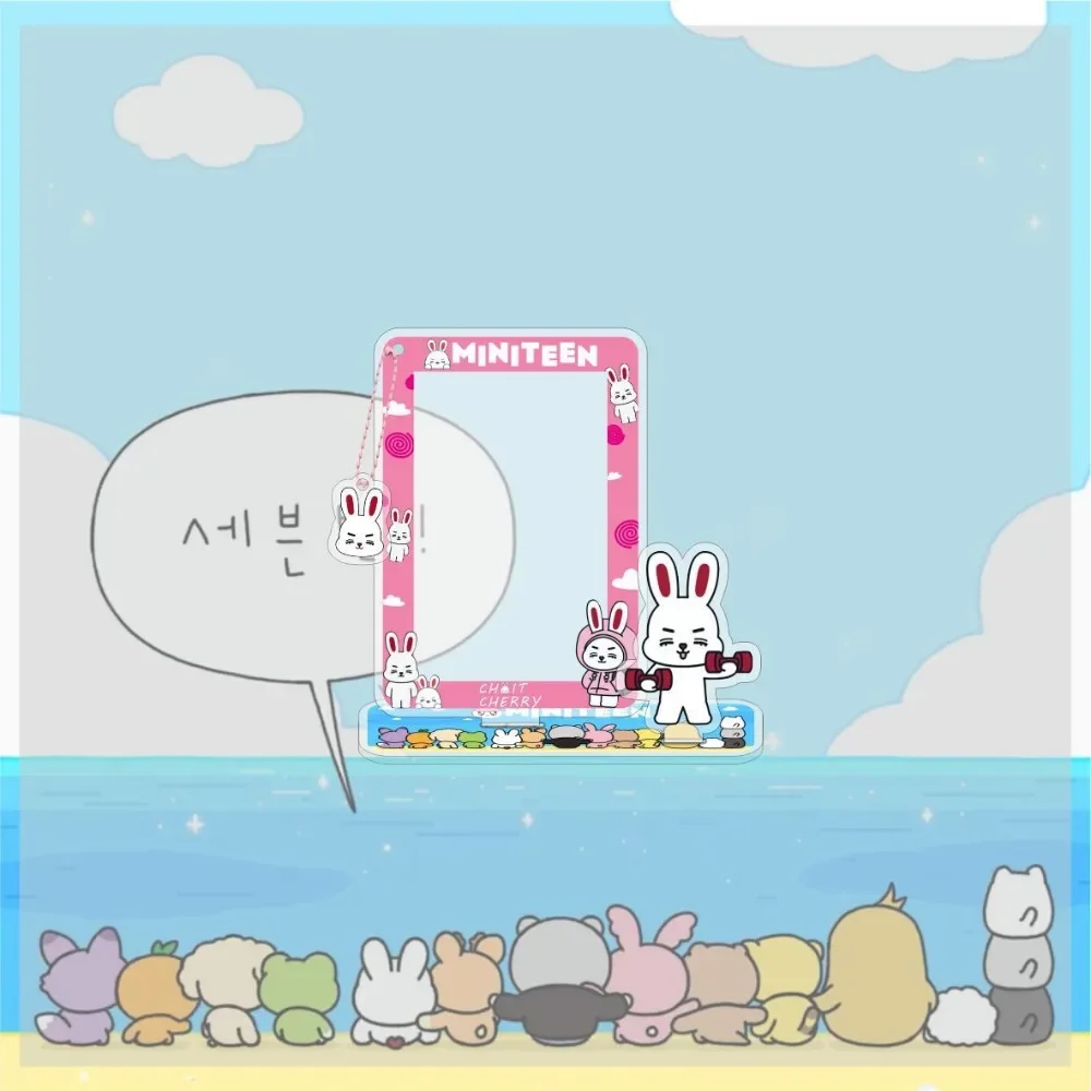 Брелок для ключей в рамке для фотокарточек kpop min 34 - Фотография_5