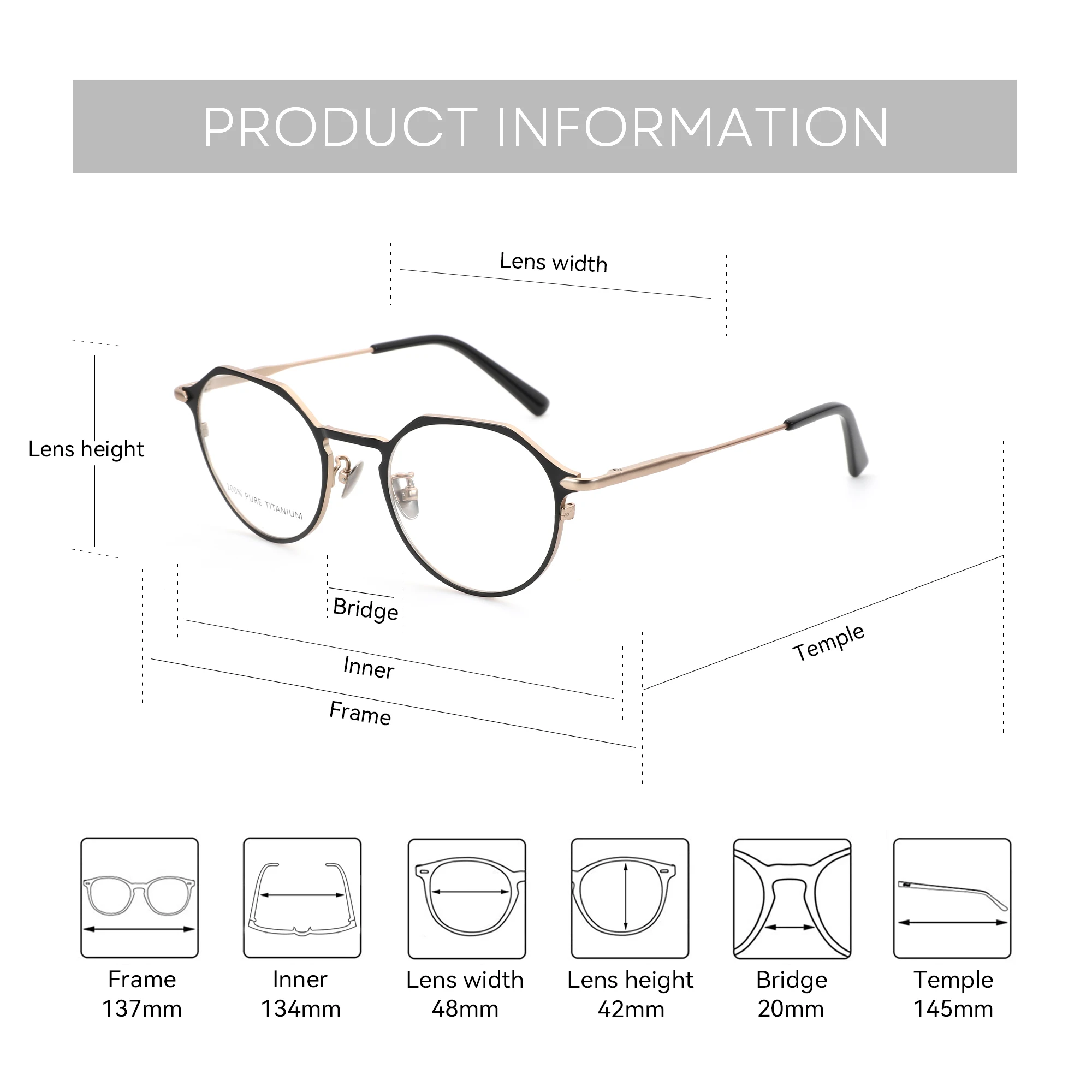 Bluemoky l размер чистый титан - Фотография_5