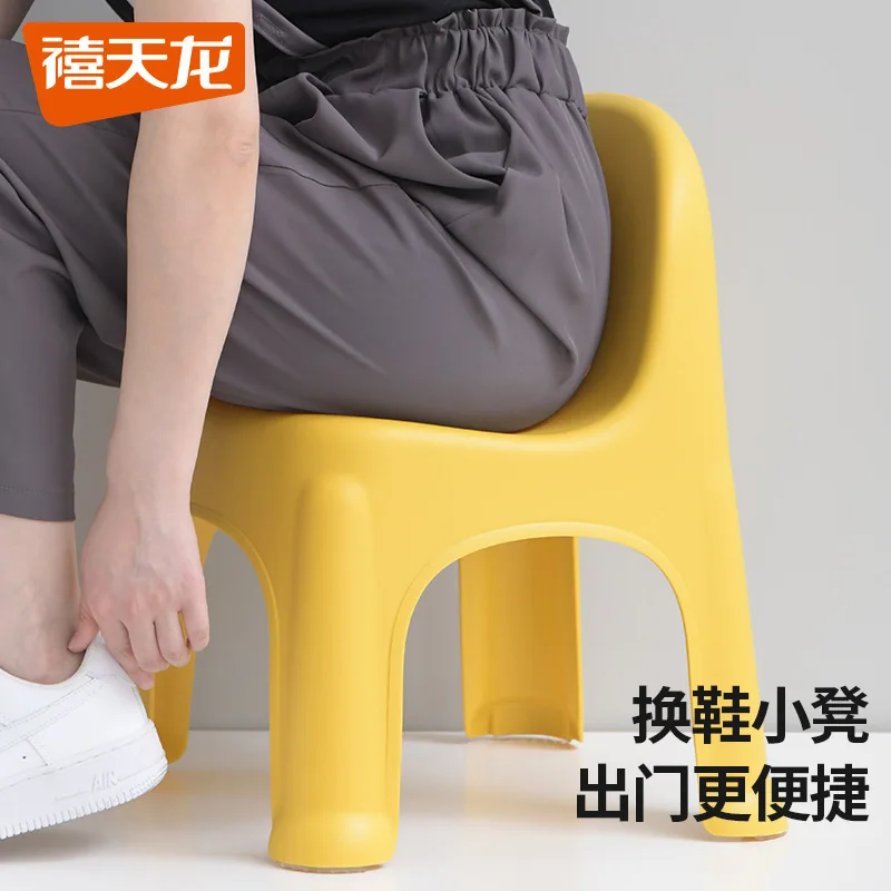 Aoliviya длинный пластиковый маленький стул - Фотография_2