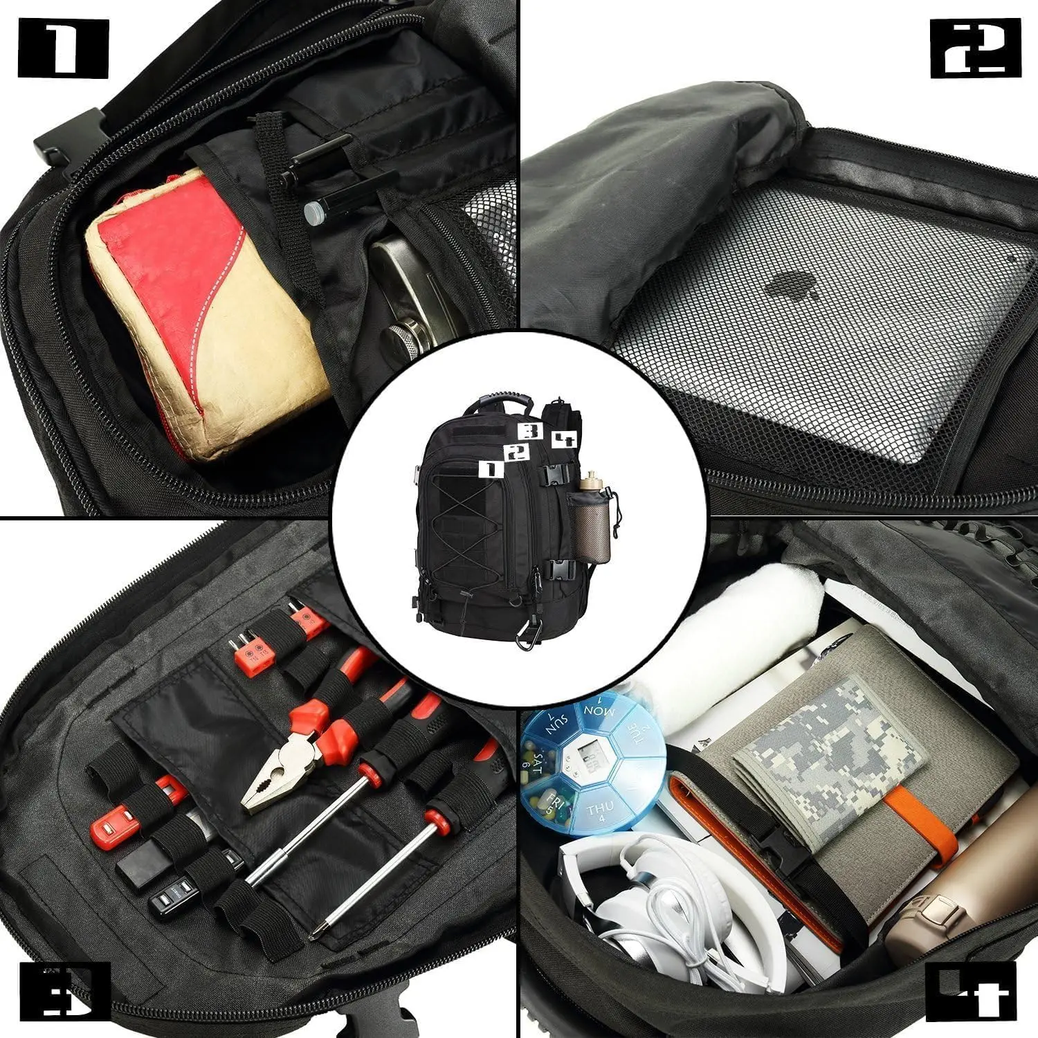 Большой тактический рюкзак для - Фотография_2