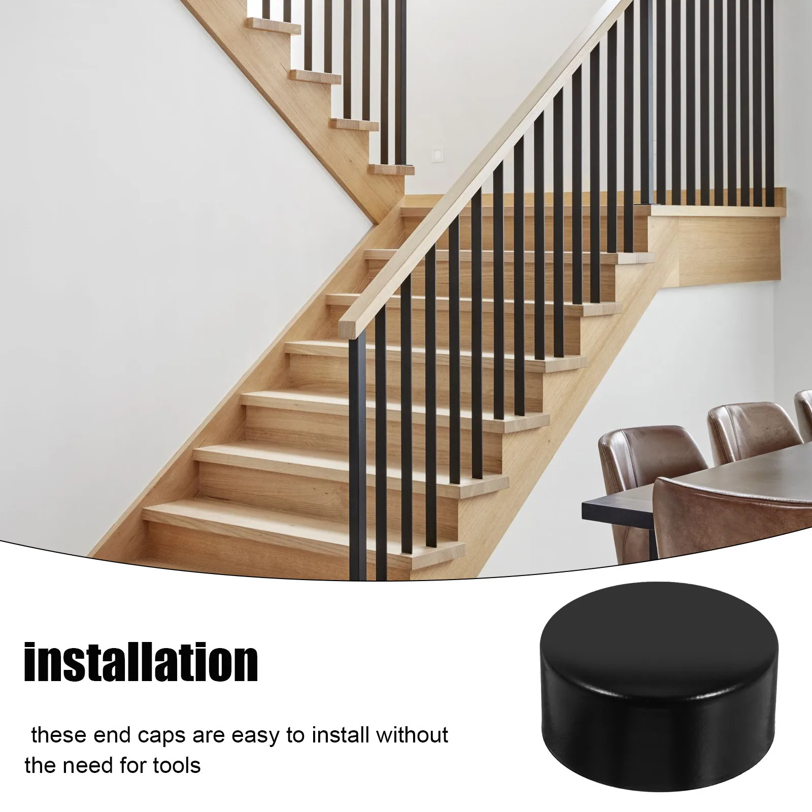 Торцевые заглушки для перил из нержавеющей стали - Фотография_3