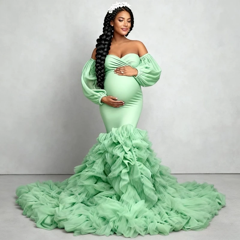 Платье для беременных «русалка» - Фотография_4