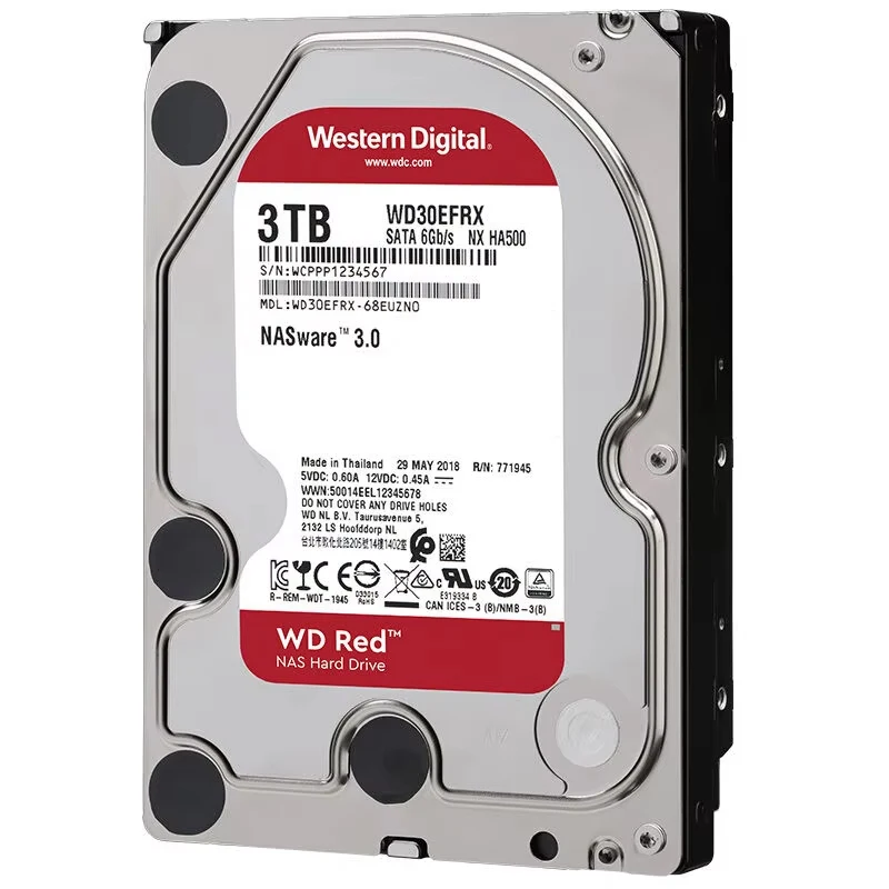Western digital wd 3tb red nas жесткий диск 3 - Фотография_3