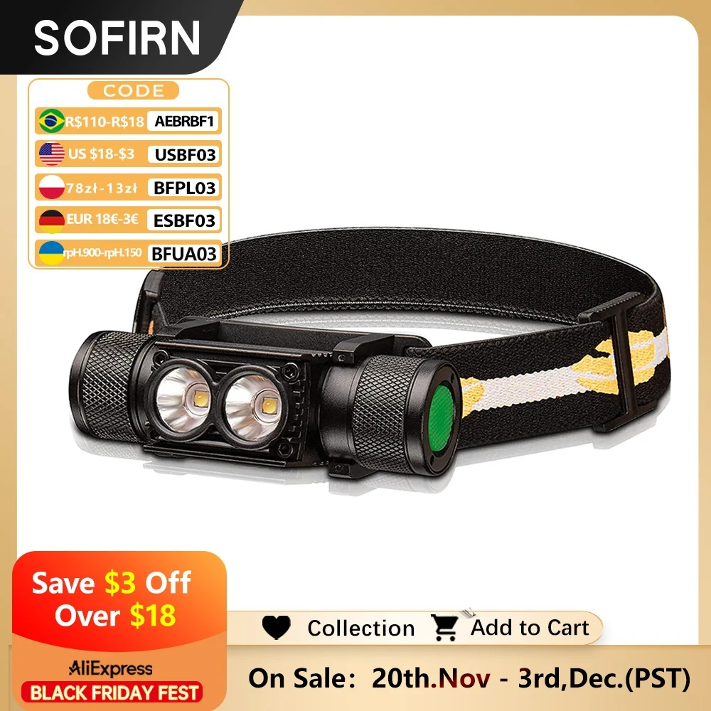 H25l перезаряжаемый usb-налобный фонарь 18650