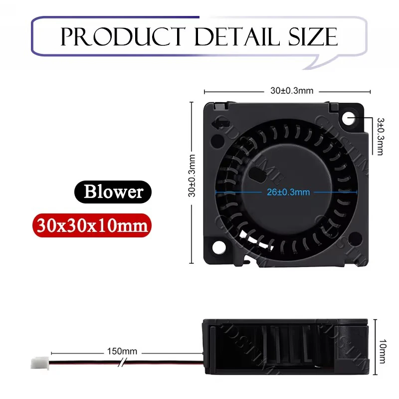 Gdstime 3010 вентилятор 24 в 12 - Фотография_5