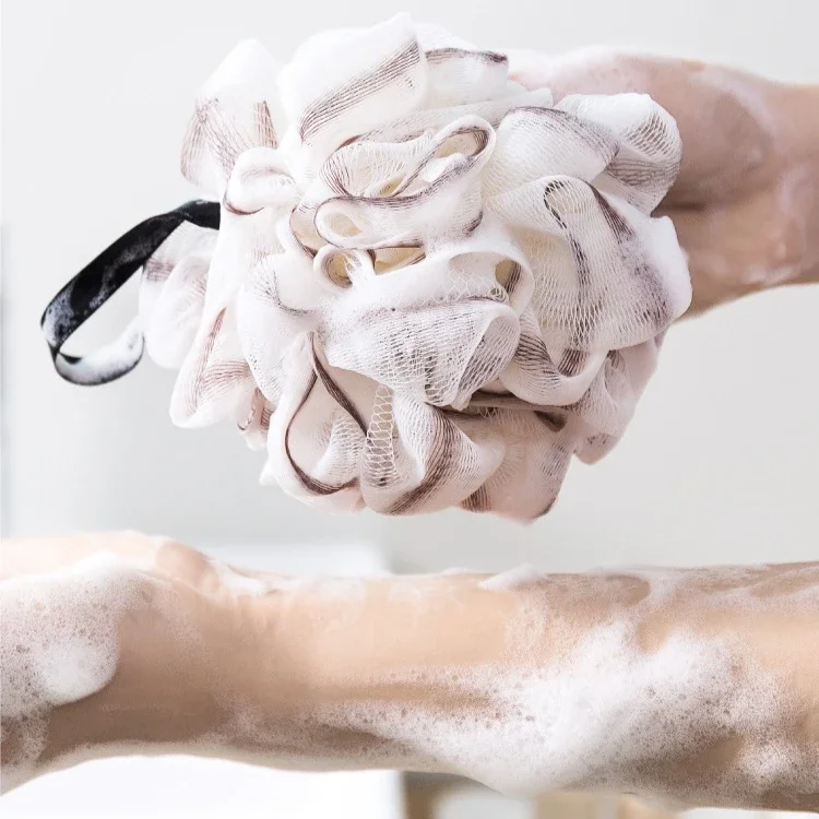 Мягкая сетка, пенящаяся губка для душа