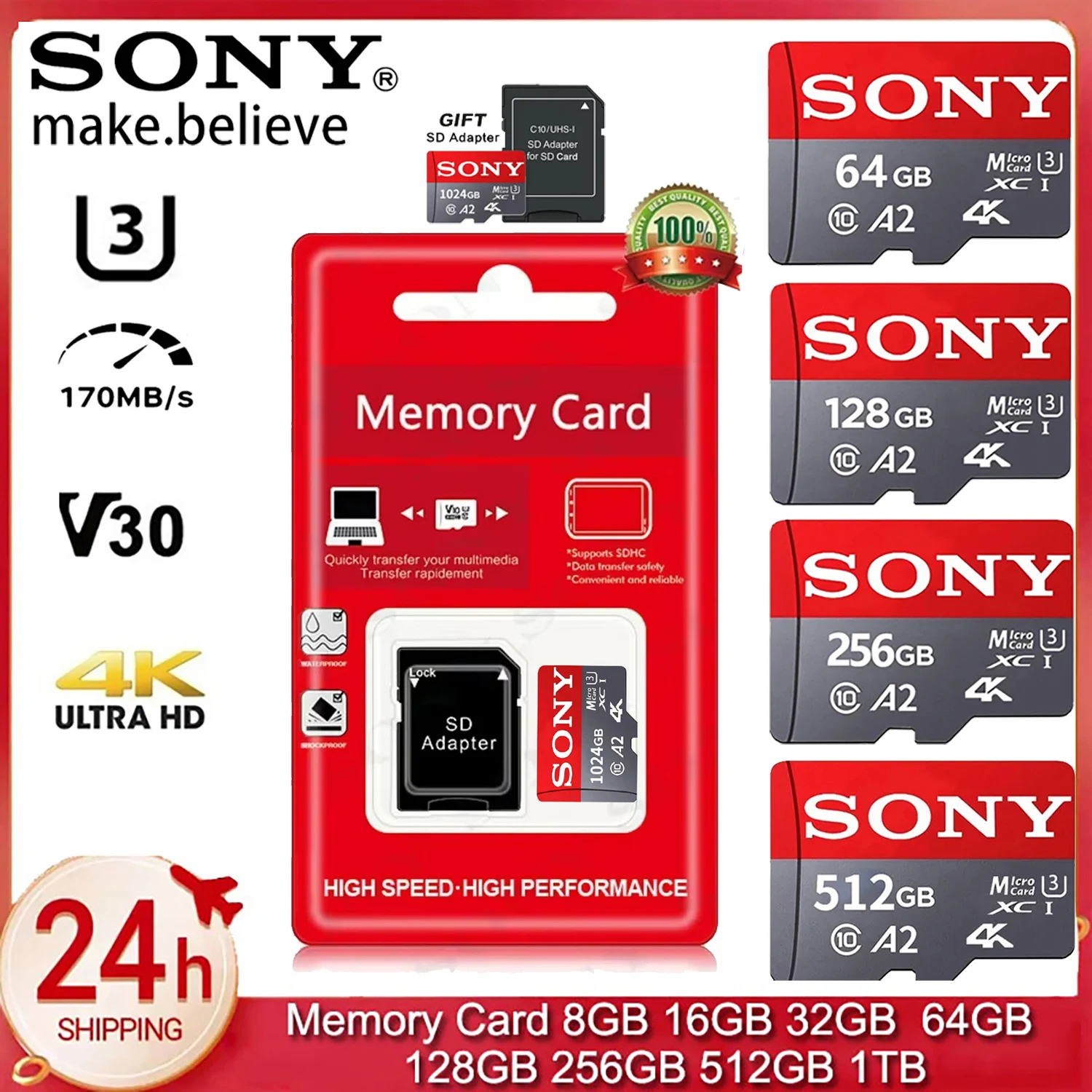 Карта памяти sony 1 тб 512 гб micro