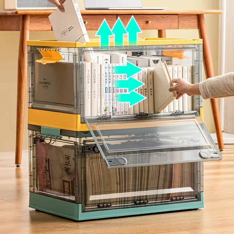 Прозрачная складная коробка для хранения с входной дверью - Фотография_2