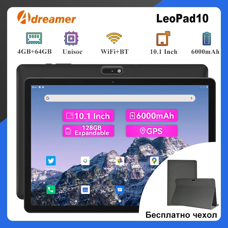 Планшет adreamer leopad10 android 11
