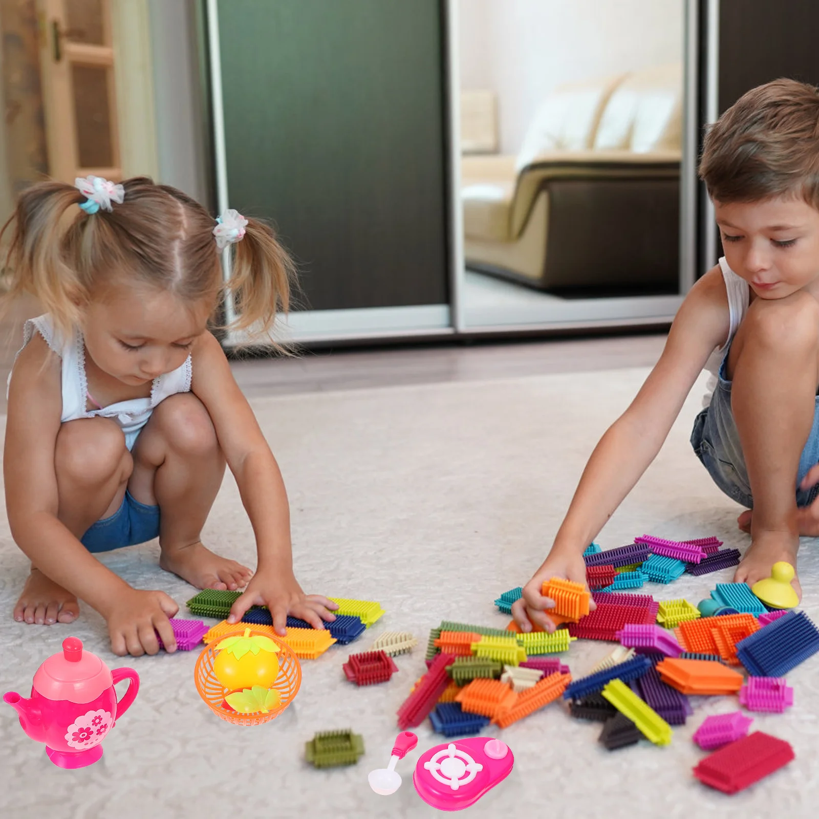 1 комплект, 1 детский чайный сервиз для дня рождения - Фотография_2