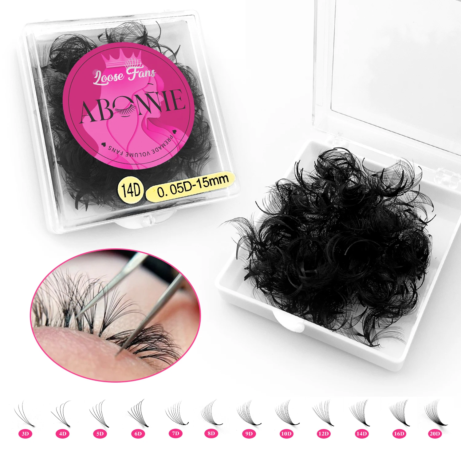 Abonnie loose 8d-20d заостренная основа с коротким стержнем - Фотография_4