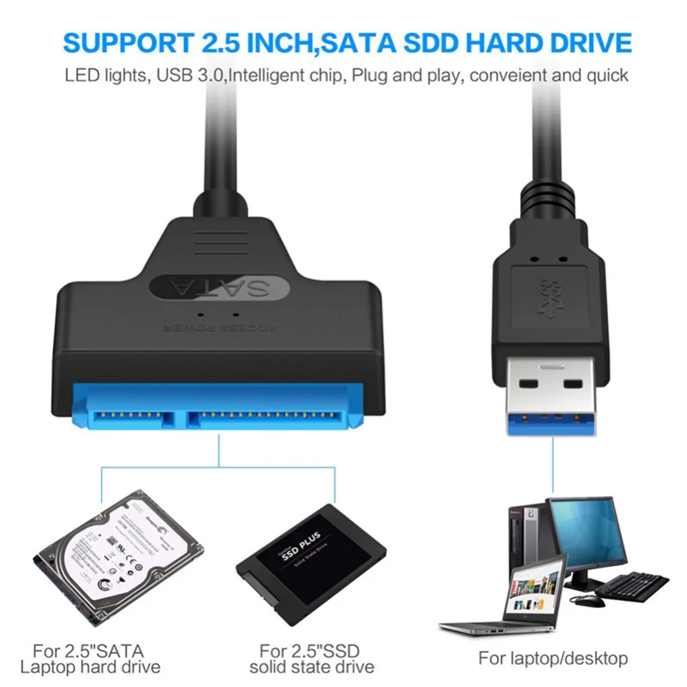 Адаптер sata to usb 3.0 на 6 гбит/с для 2 - Фотография_6