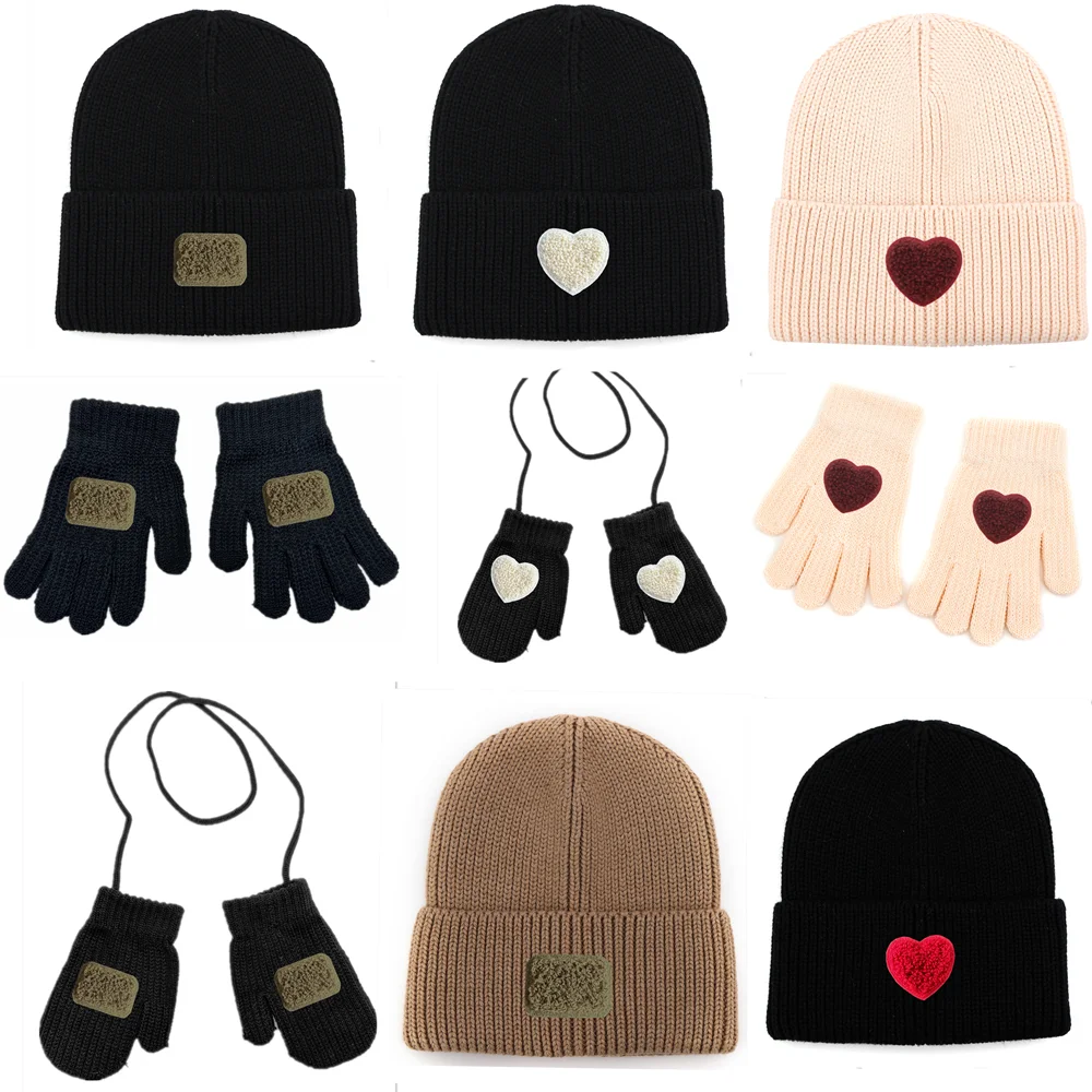 A4, новые осенне-зимние детские хлопковые вязаные эластичные шапочки - Фотография_2