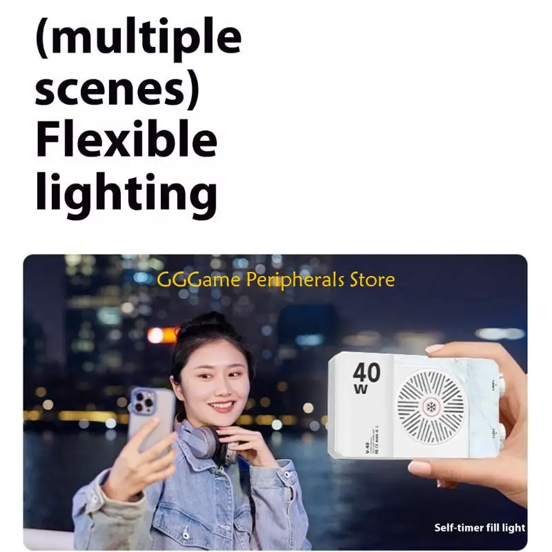 U55b карманный светодиодный светильник для видеосъемки - Фотография_5