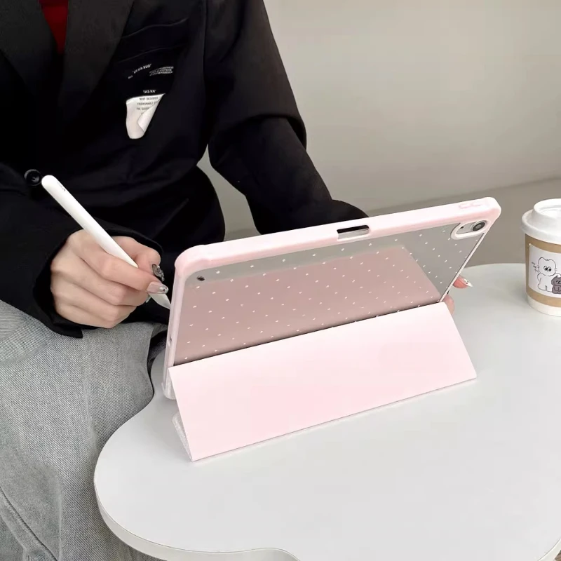 Чехол в черный горошек для ipad pro 11 - Фотография_4