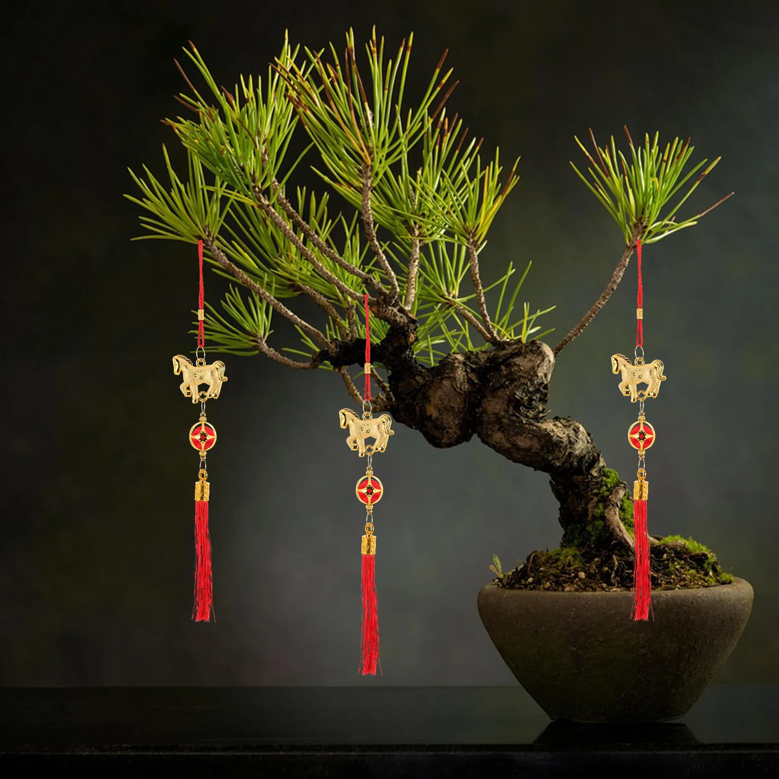 1 комплект, традиционный китайский новогодний подвесной кулон