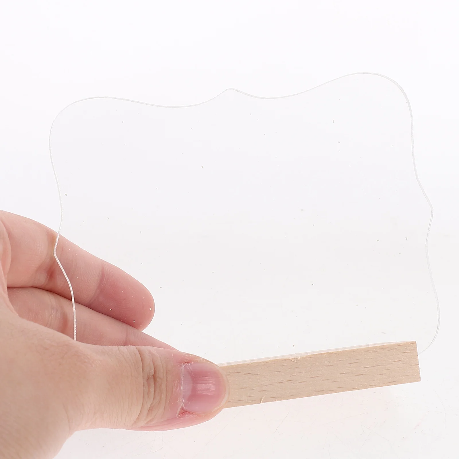 Креативные акриловые карточки с местами