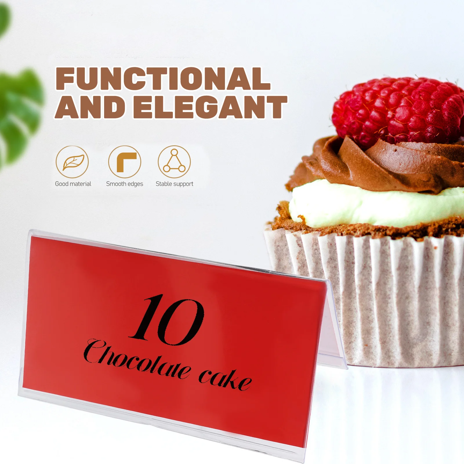 Прозрачные двусторонние таблички с именами на столе - Фотография_4