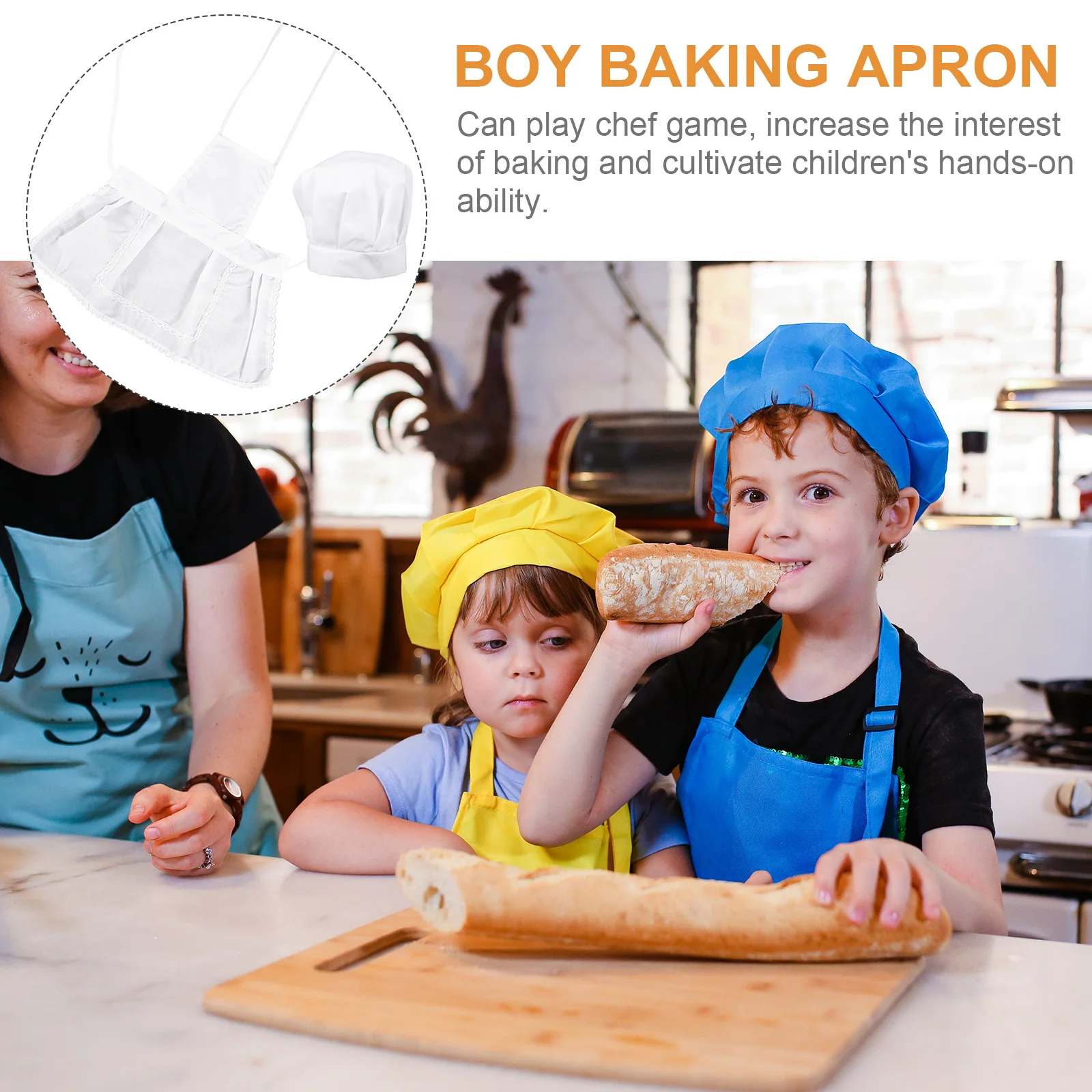 Шляпа шеф-повара для девочек - Фотография_5