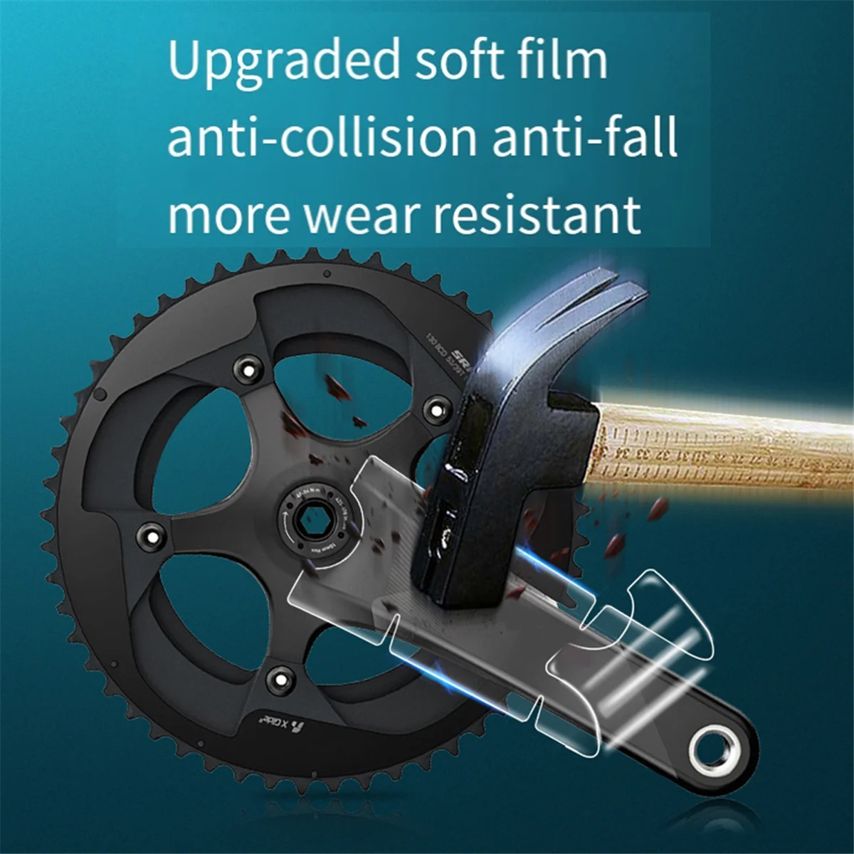 Защитная пленка для велосипедного шатуна - Фотография_4