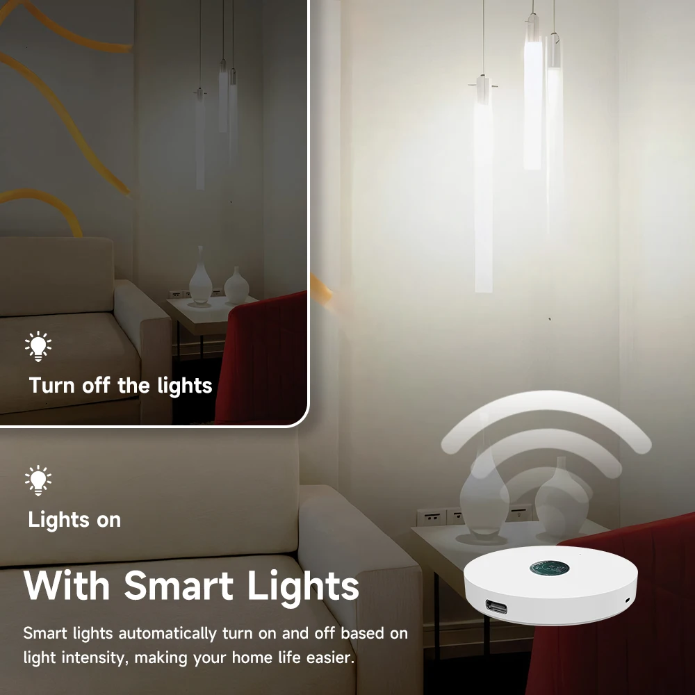 Датчик освещенности tuya zigbee - Фотография_4