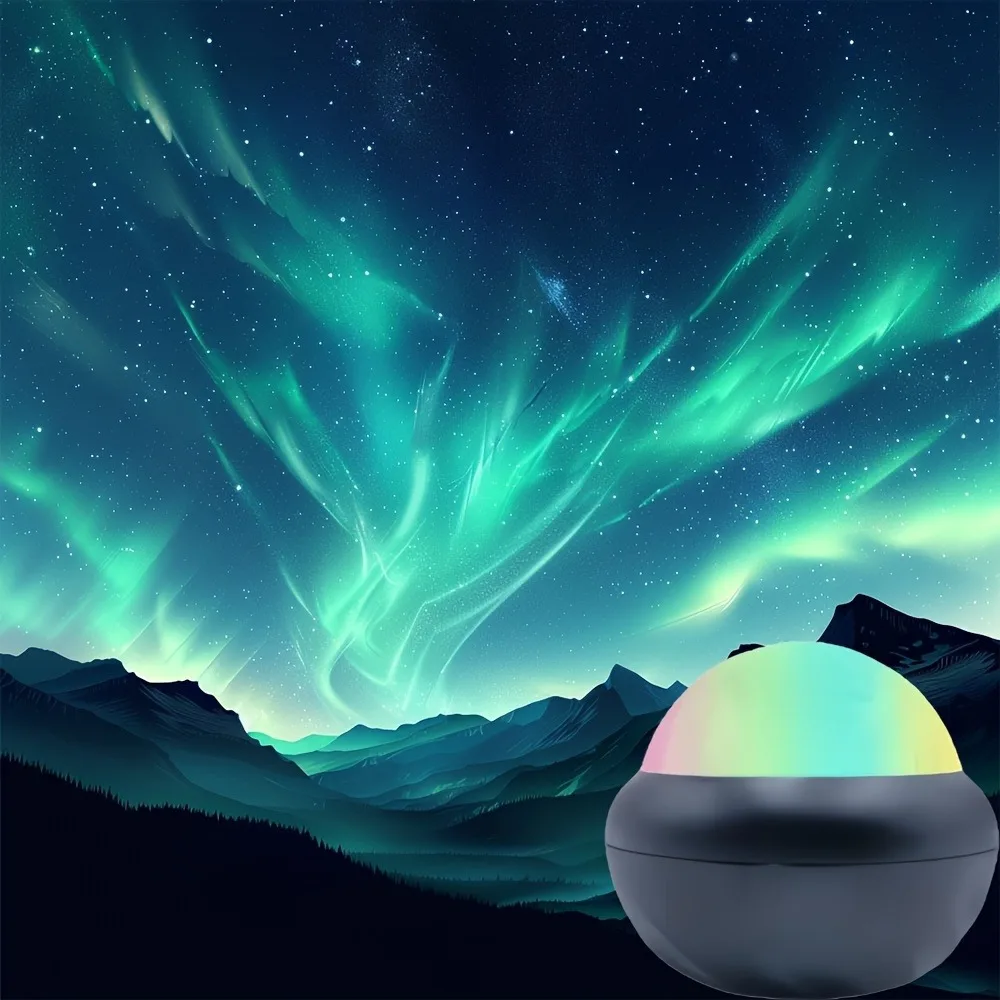 Ночник со звездным проектором — лампа galaxy с питанием от usb - Фотография_4