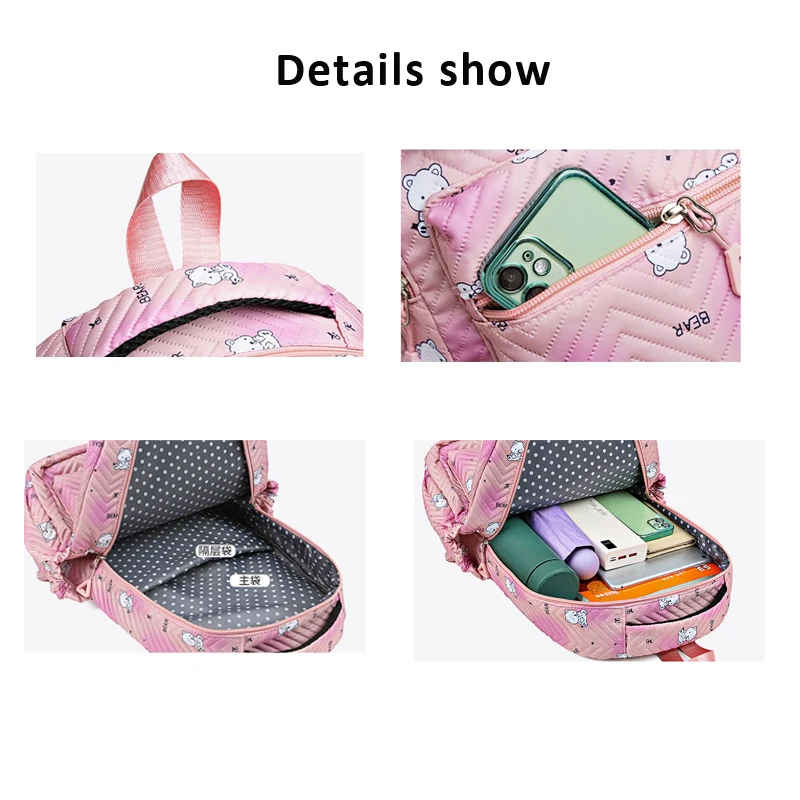 Модные большие рюкзаки с кроличьими ушками для женщин - Фотография_5