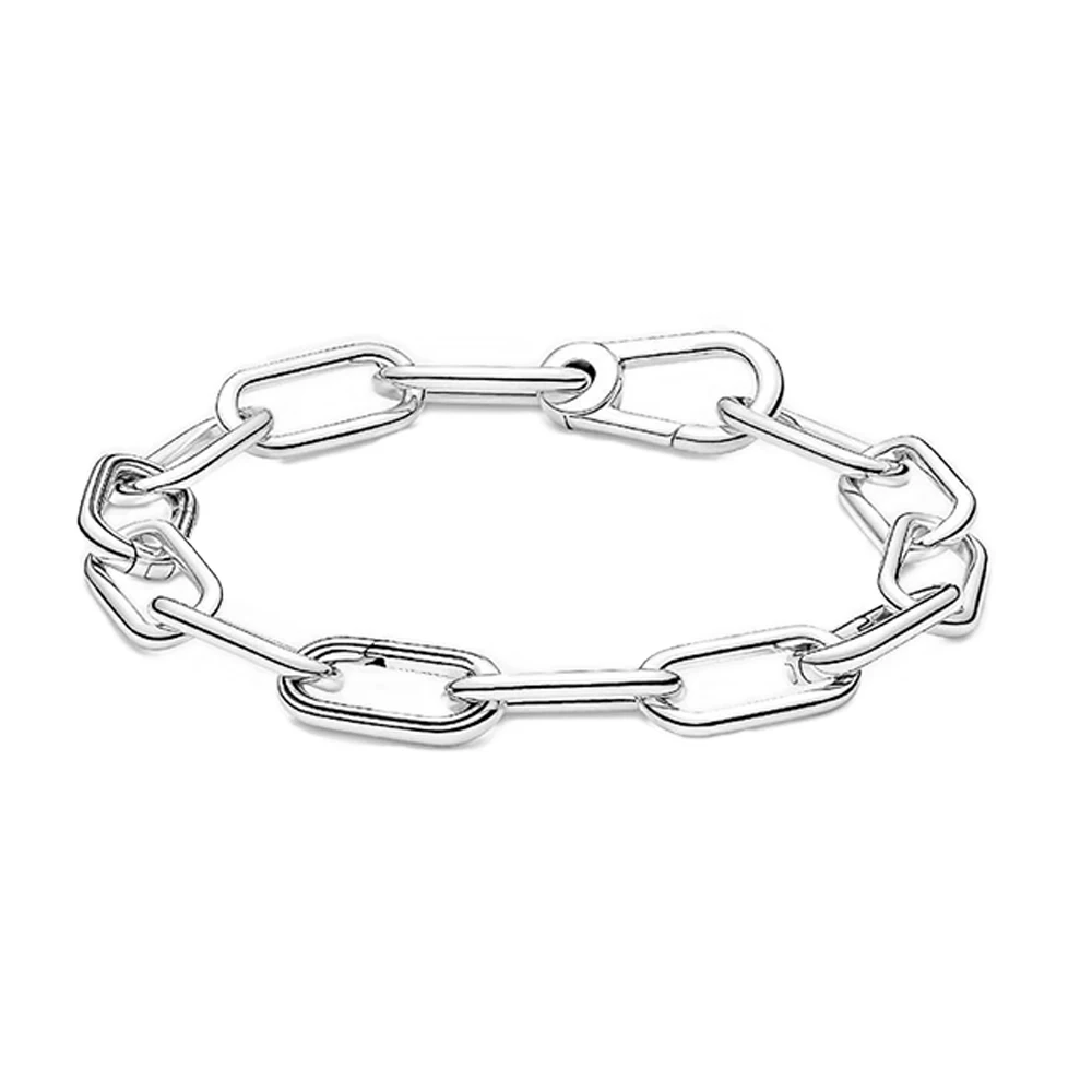 Классический браслет из стерлингового серебра 925 пробы с розами - Фотография_5