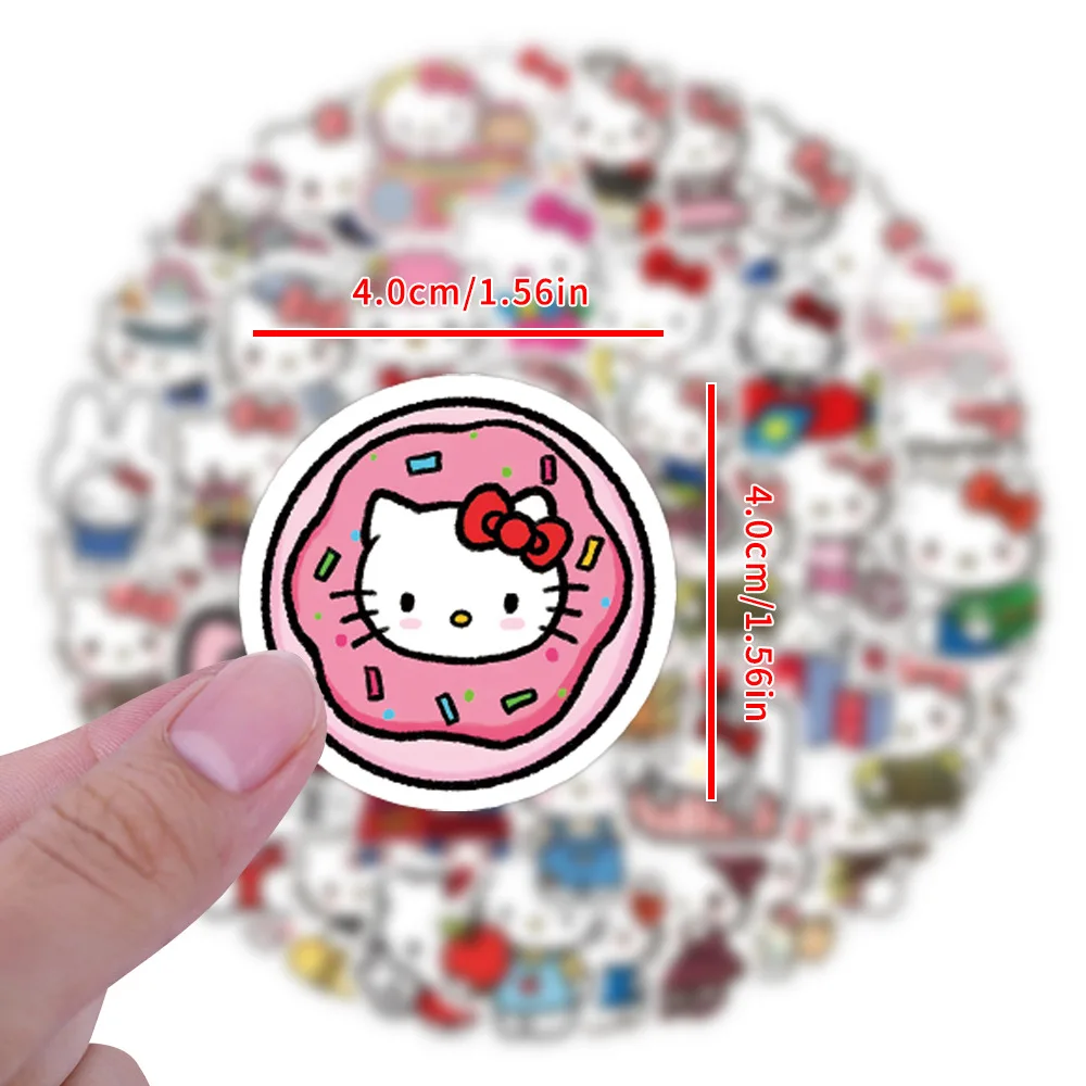 Милые наклейки sanrio с героями мультфильмов «hello kitty» - Фотография_4