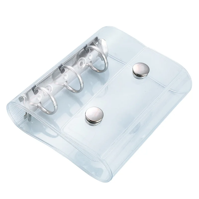 A6 a7 m5 a8 пвх прозрачный двойной кнопочный переплет - Фотография_3