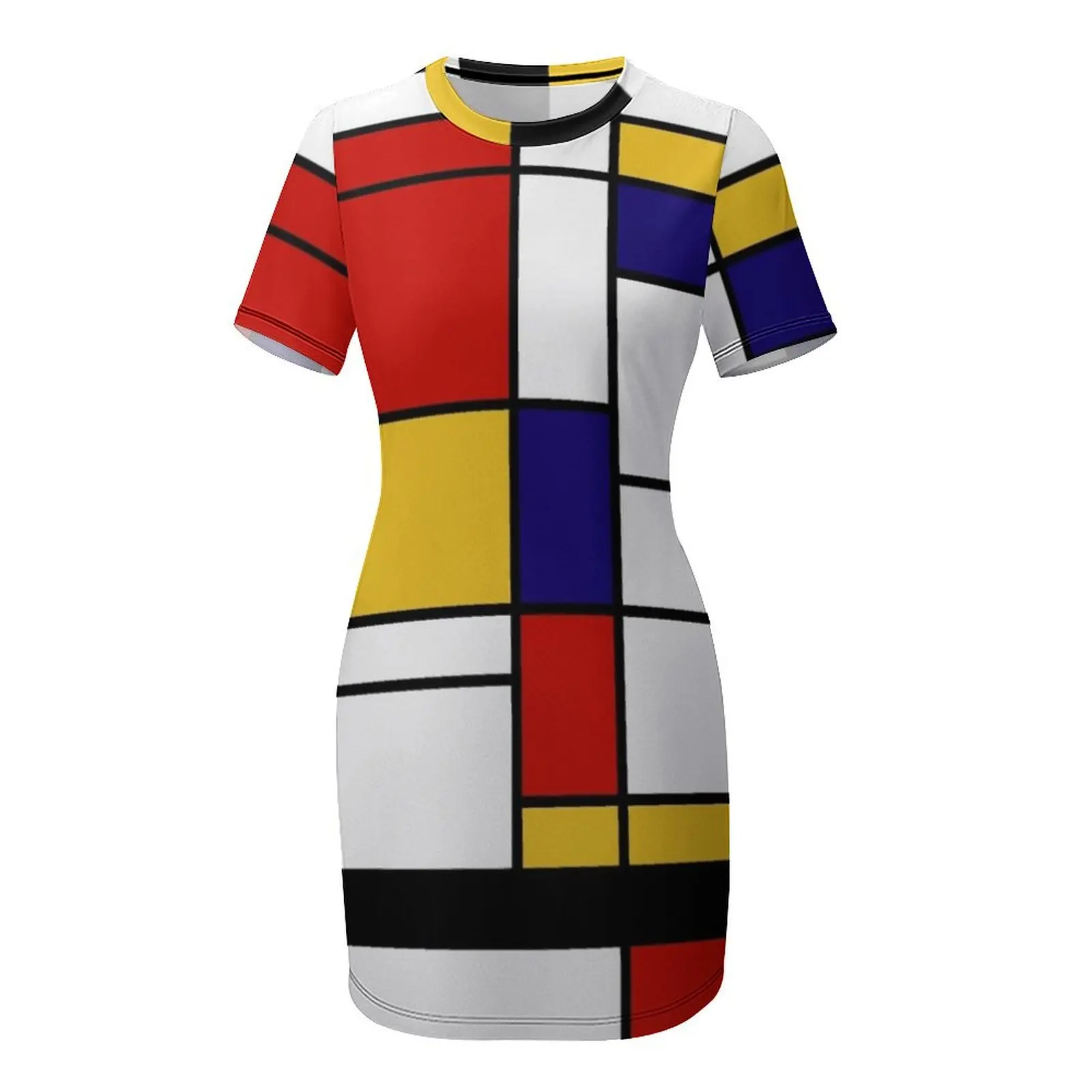 De stijl # 2 (натхранение модницы) платье с короткими рукавами - Фотография_4