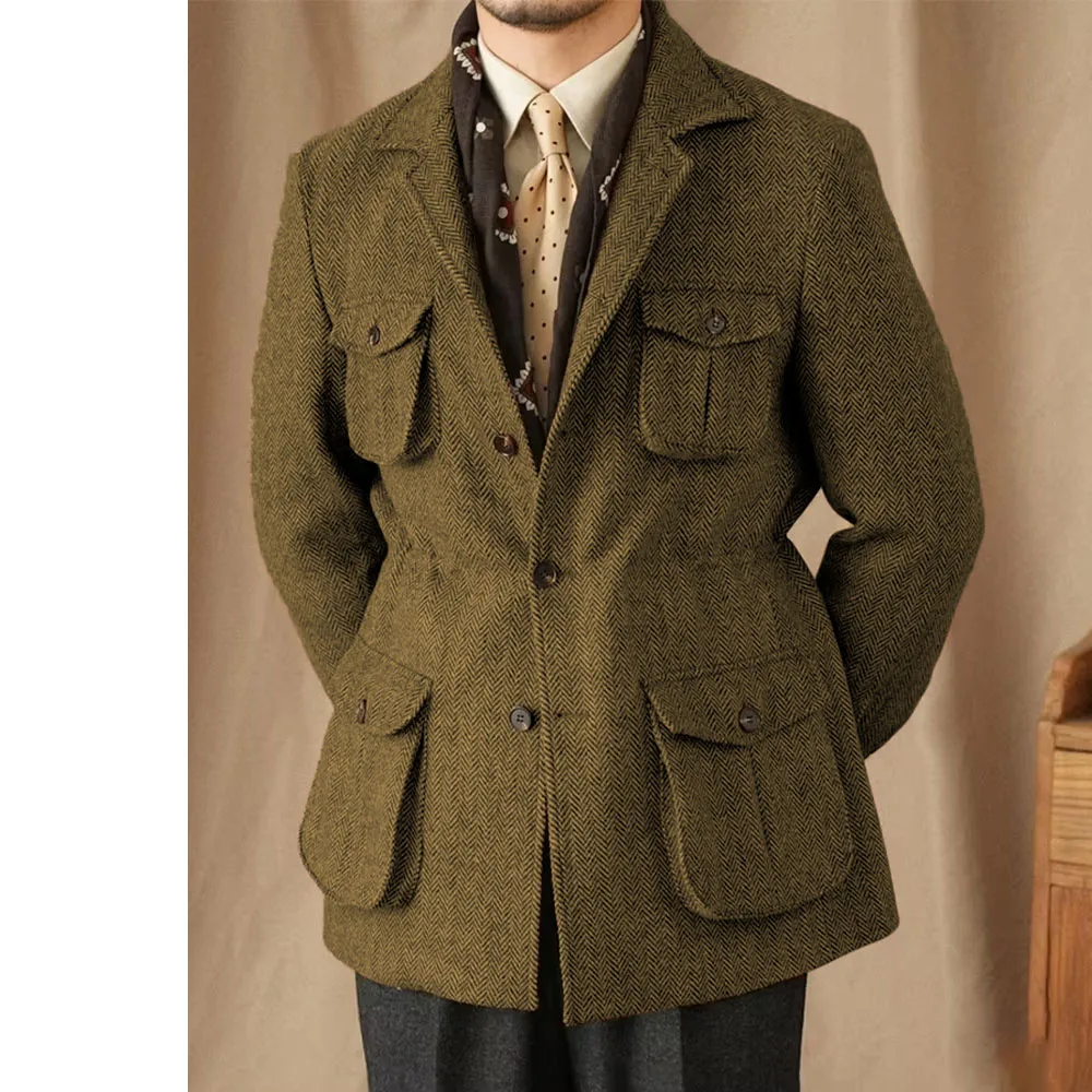 Мужские костюмы, винтажный твидовый - Фотография_2