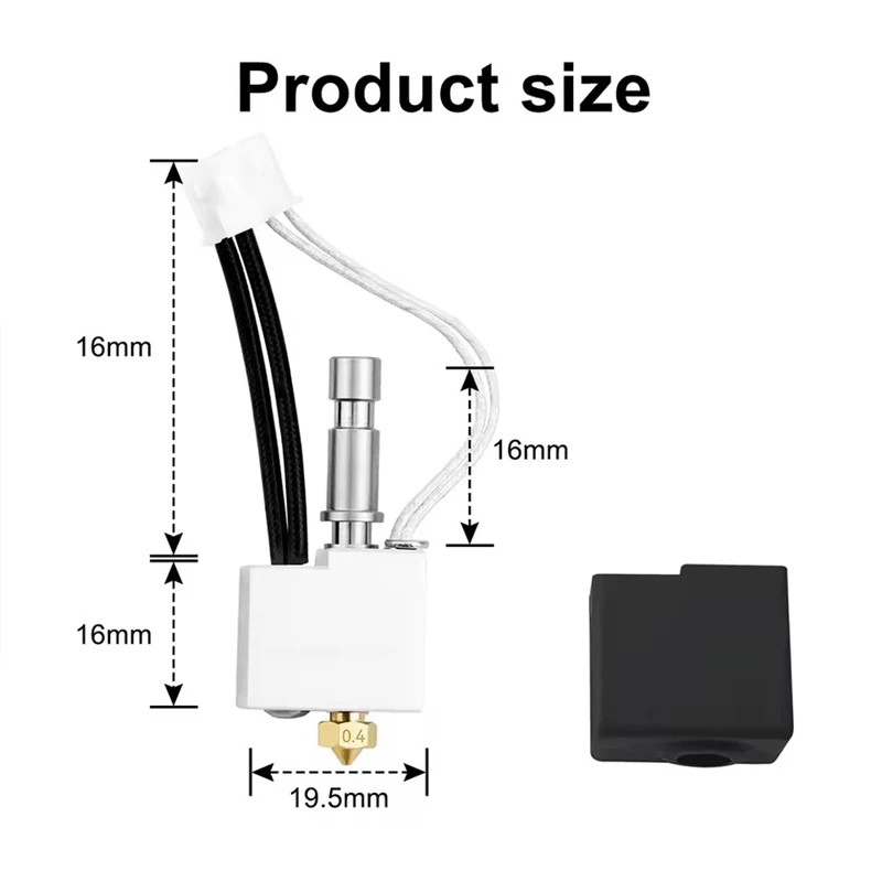 Для anycubic kobra s1 hotend kobra s1c combo hot end kit сопло 0 - Фотография_5
