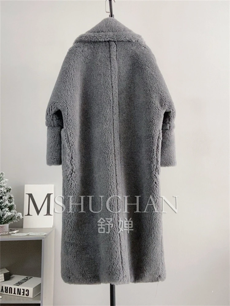 Teddy 71,9% шерстяное пальто женское - Фотография_4