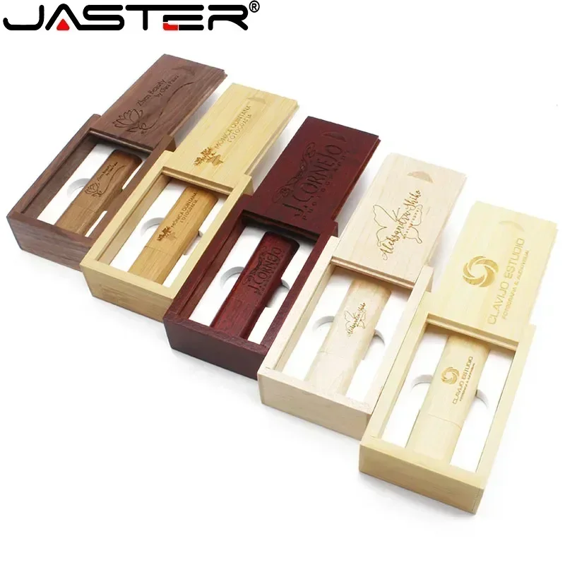 Jaster бесплатный индивидуальный логотип деревянные флэш-накопители usb 2 - Фотография_4