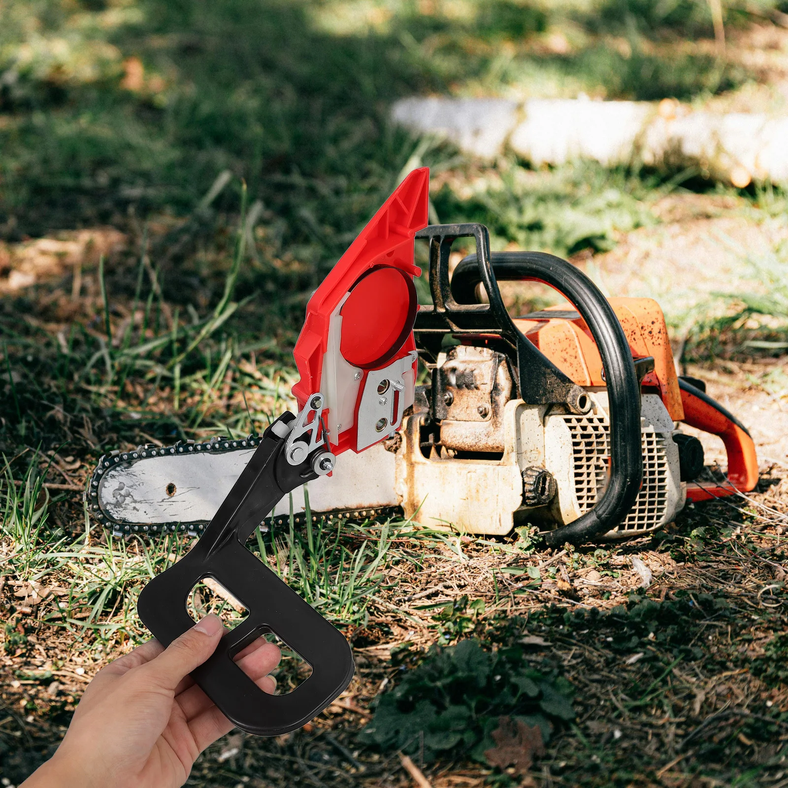 Ручка тормоза цепи бензопилы в сборе - Фотография_5