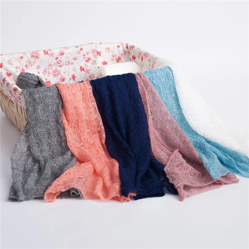 Мохеровая детская накидка