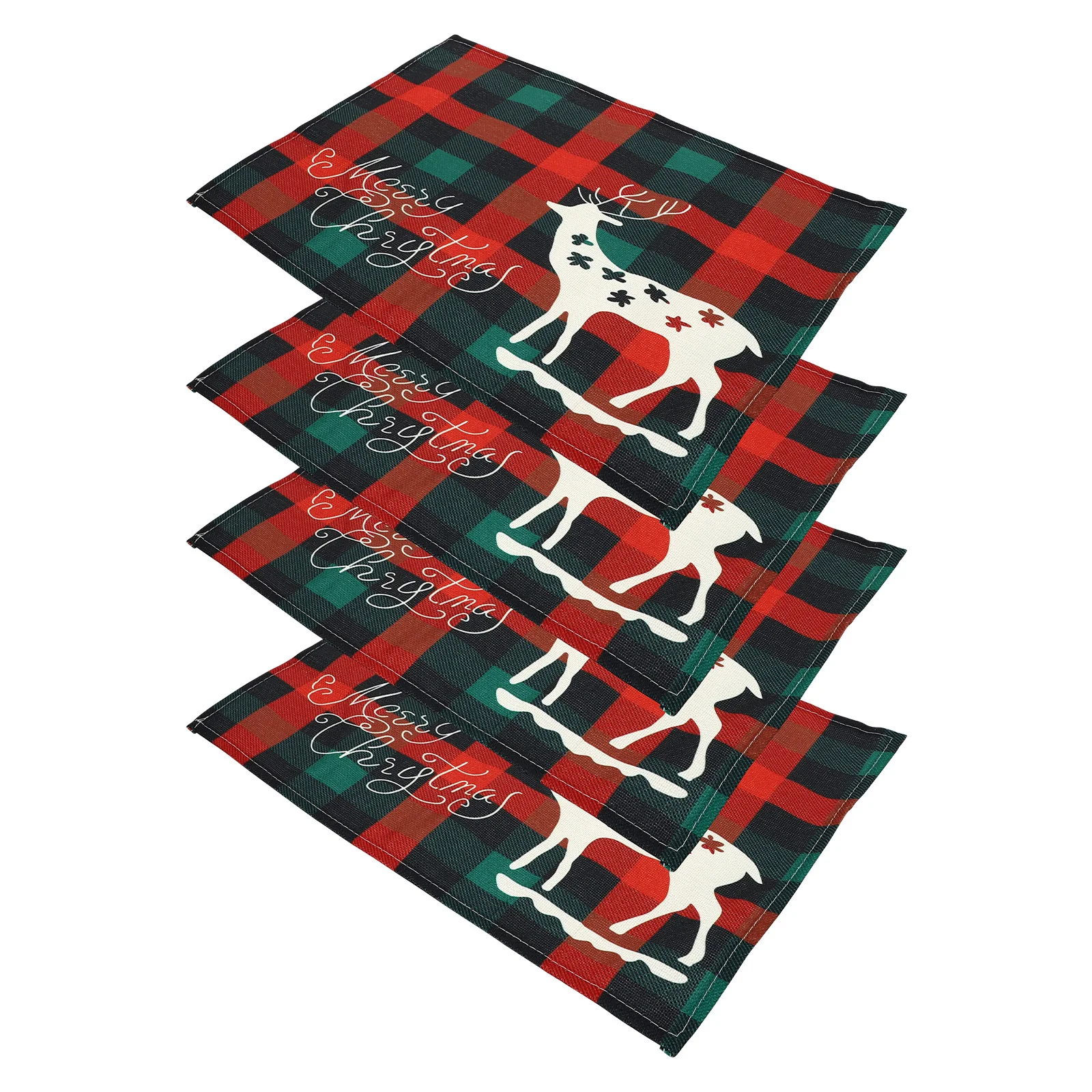 Декоративные подставки для столовых приборов с рождественским узором - Фотография_3