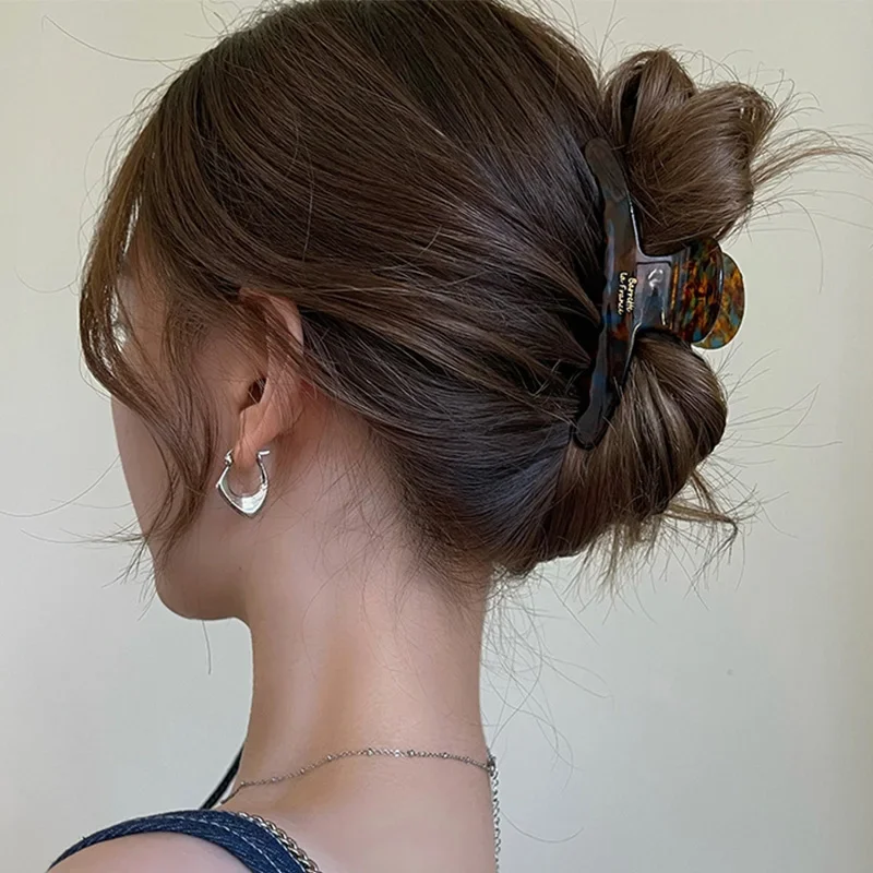 Элегантный высококачественный ацетатный коготь для волос для женщин - Фотография_3