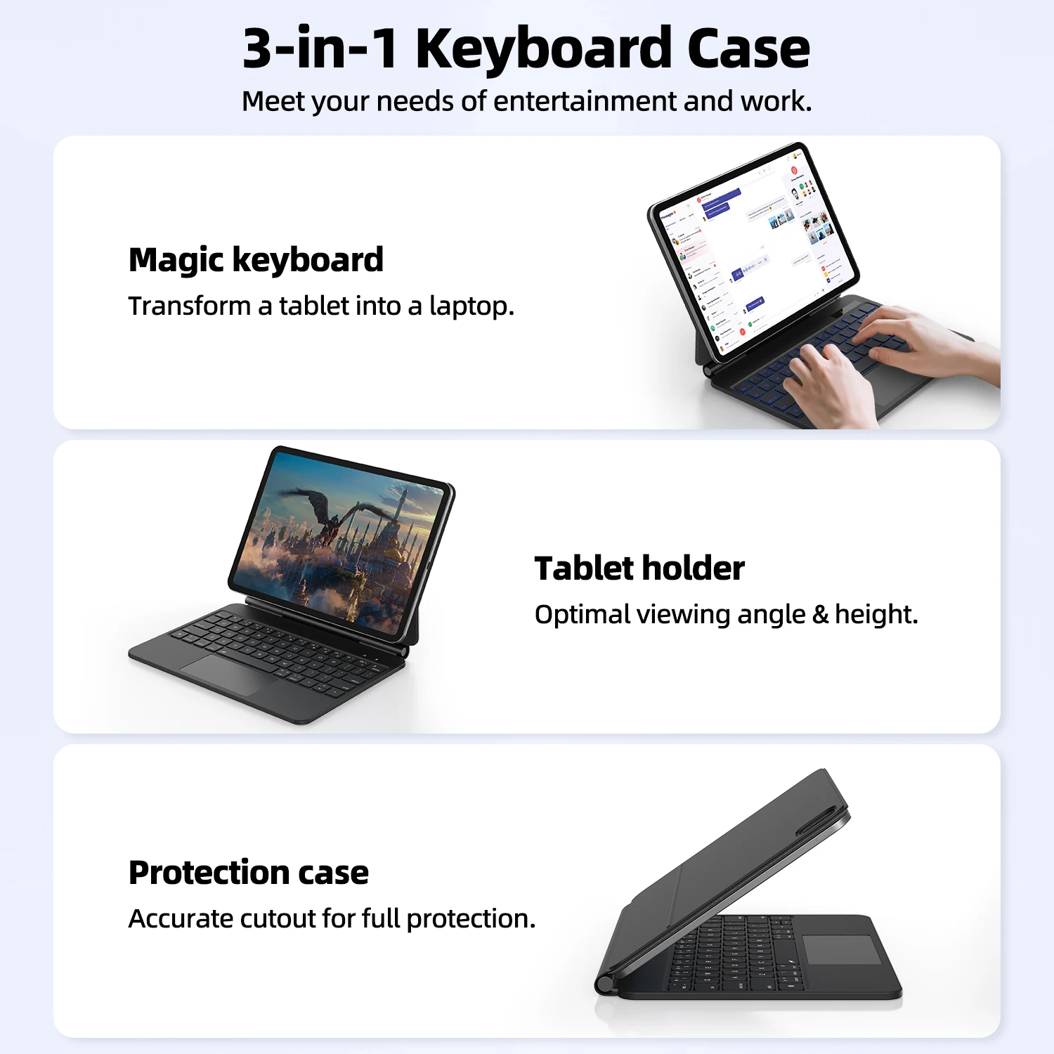 Чехол goojodoq magic keyboard для - Фотография_4