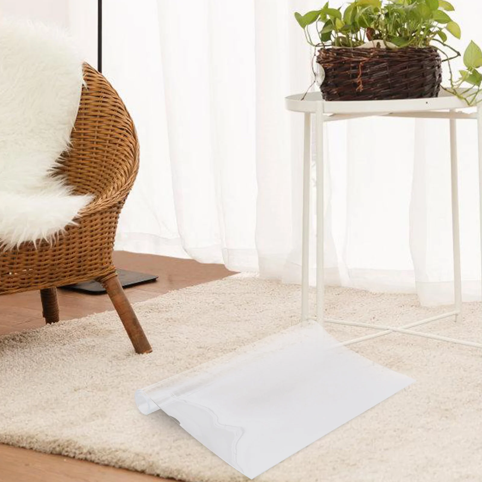 Прозрачный защитный коврик для ковров из пвх