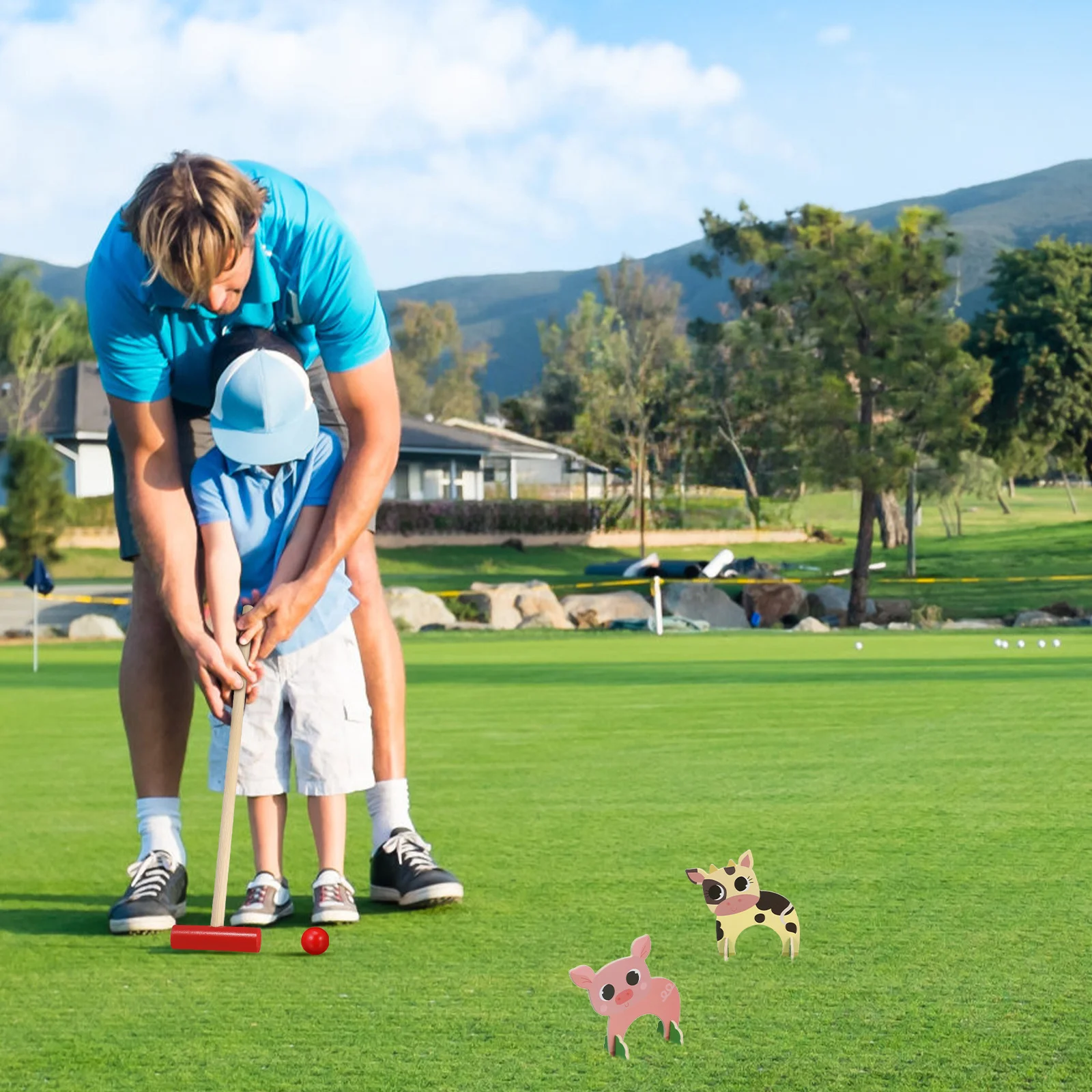 1 комплект, набор для кроккетов с милыми животными для детей